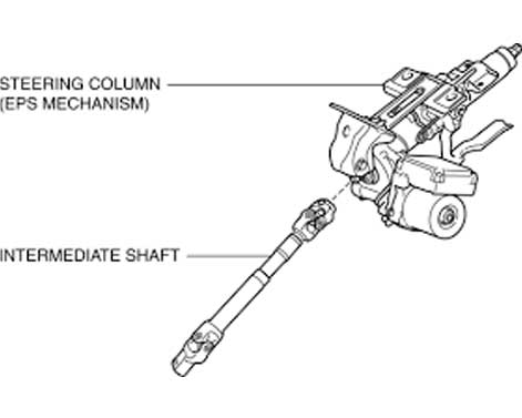 lower steering column shaft