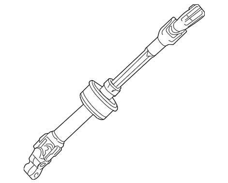 steering wheel intermediate shaft